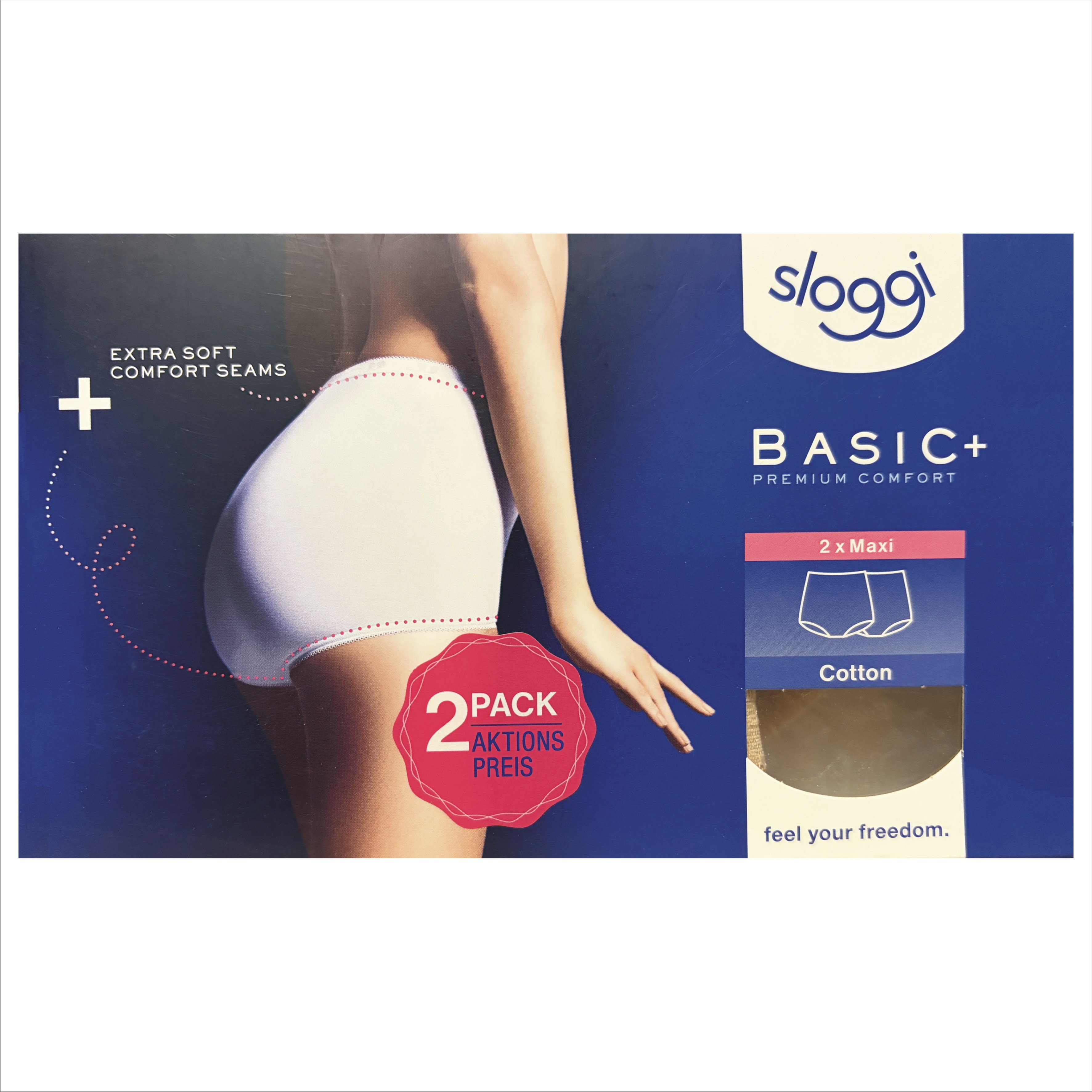 Sloggi Basic+ MAXI Slip im 2er-Pack