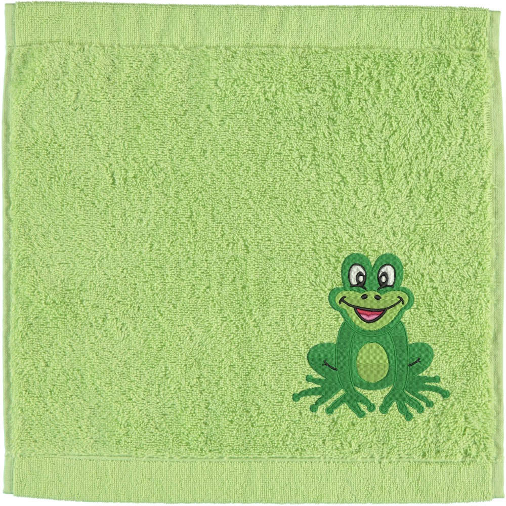 Seiftuch von Cawö bestickt mit Frosch