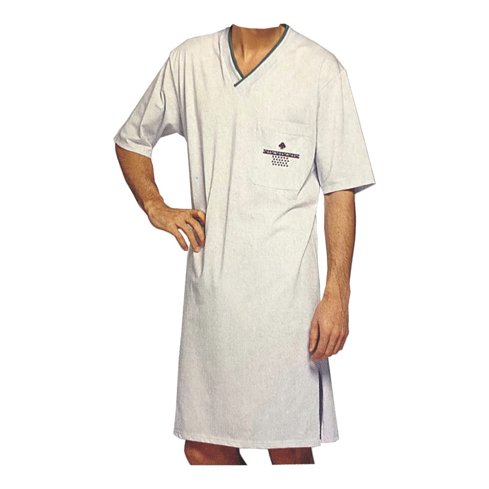 Herren Nachthemd 27004 Uni Look