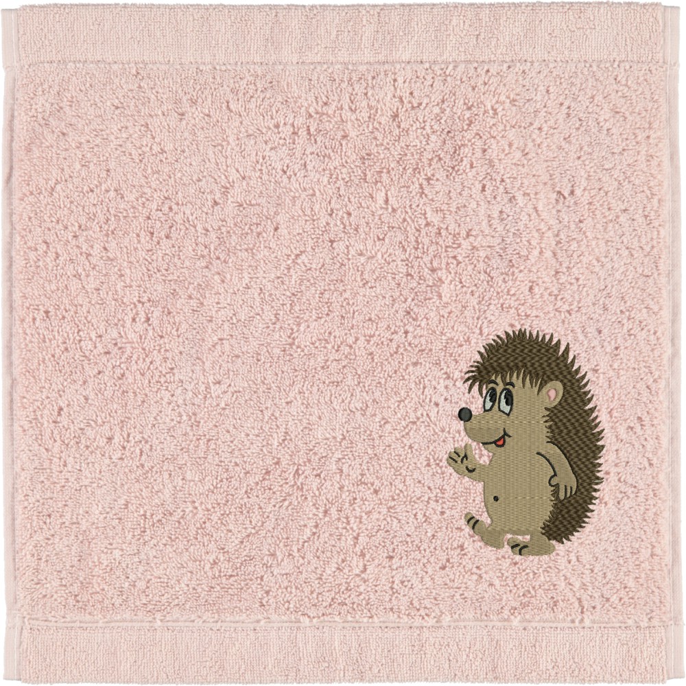 Seiftuch von Cawö bestickt mit Igel
