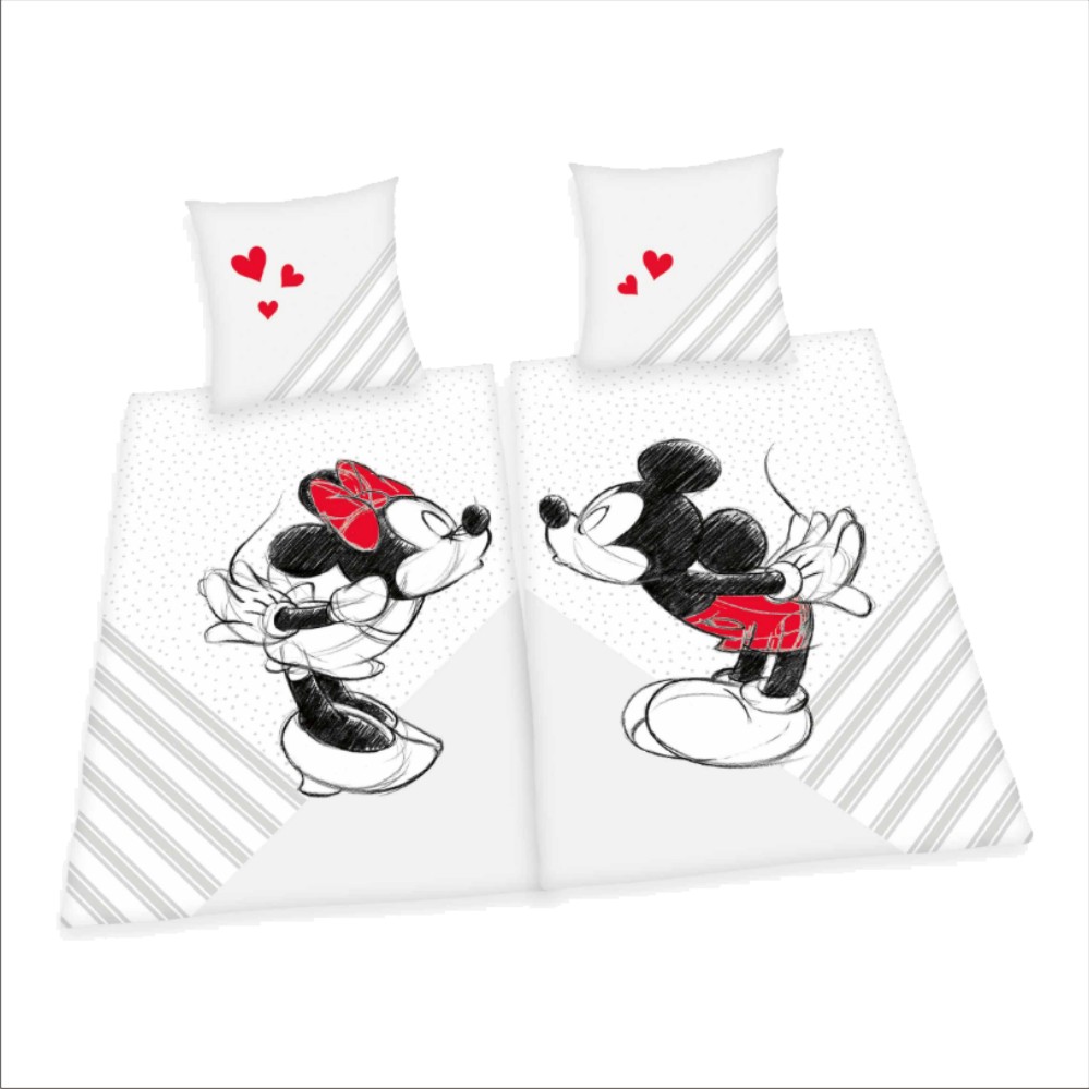 Herding - Partner-Bettwäsche "Minnie + Mickey" 