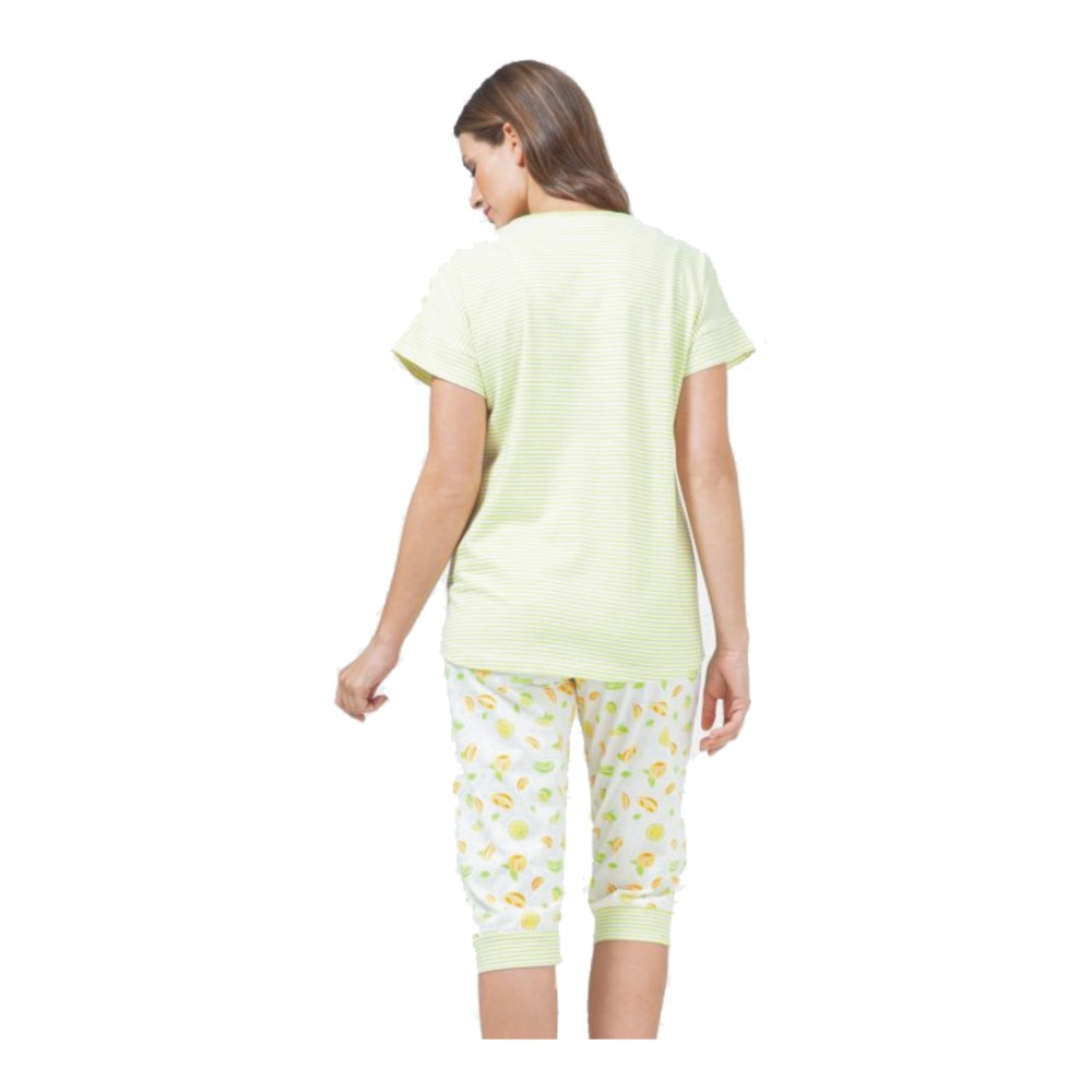 Hajo Damen Capri Anzug 45480 Limette