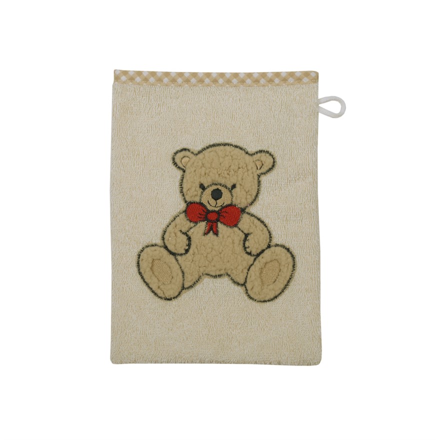 Waschhandschuh - Teddy II natur