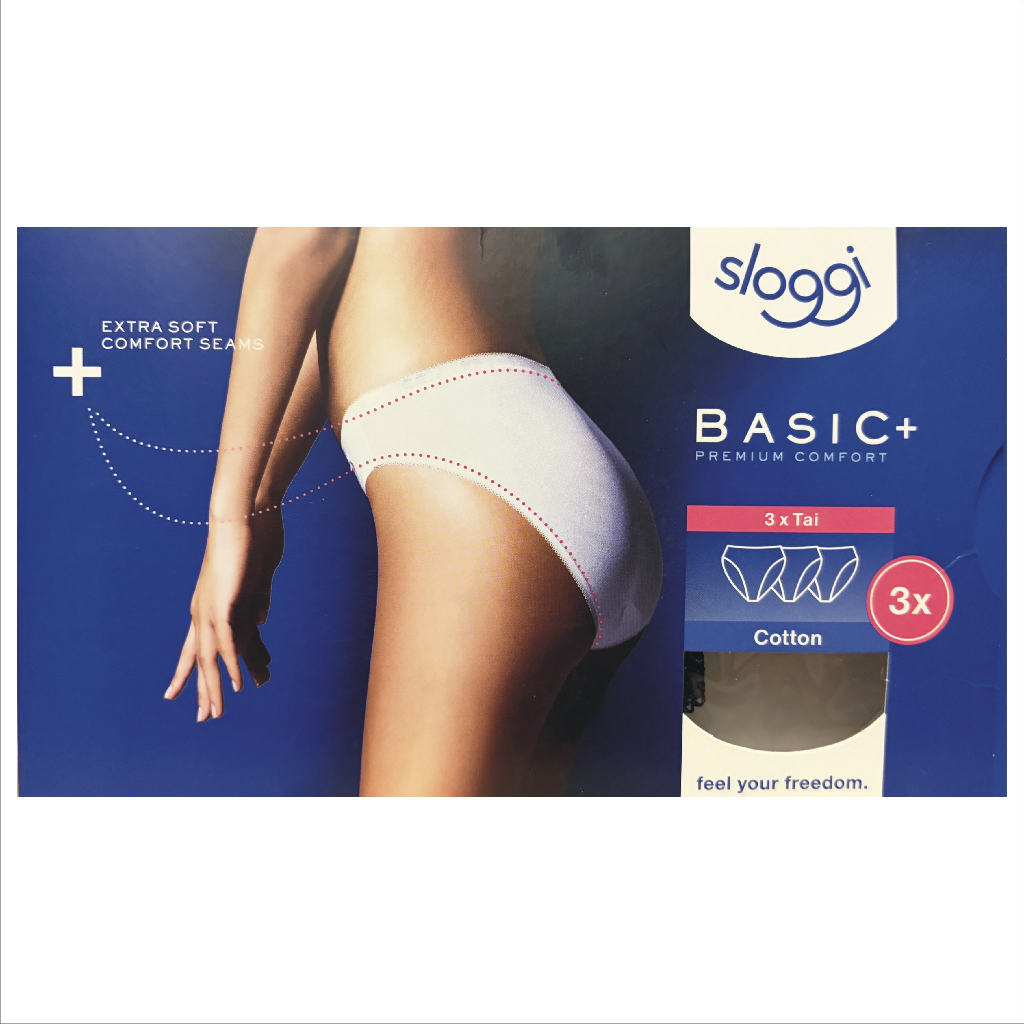 Sloggi Basic+ Tai Slip im 3er-Pack