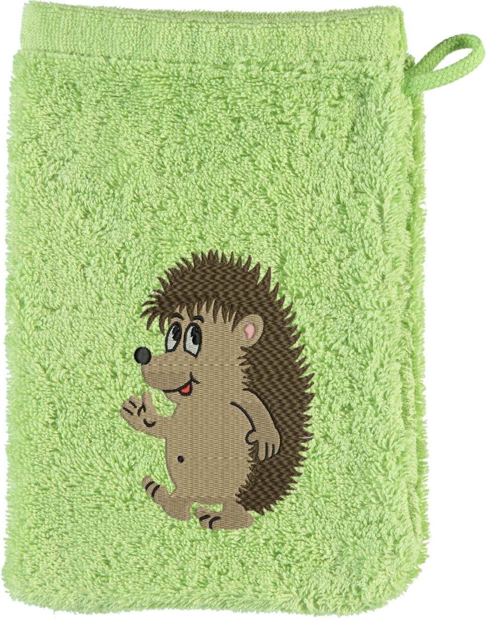 Frottierwaren von Cawö bestickt mit Igel