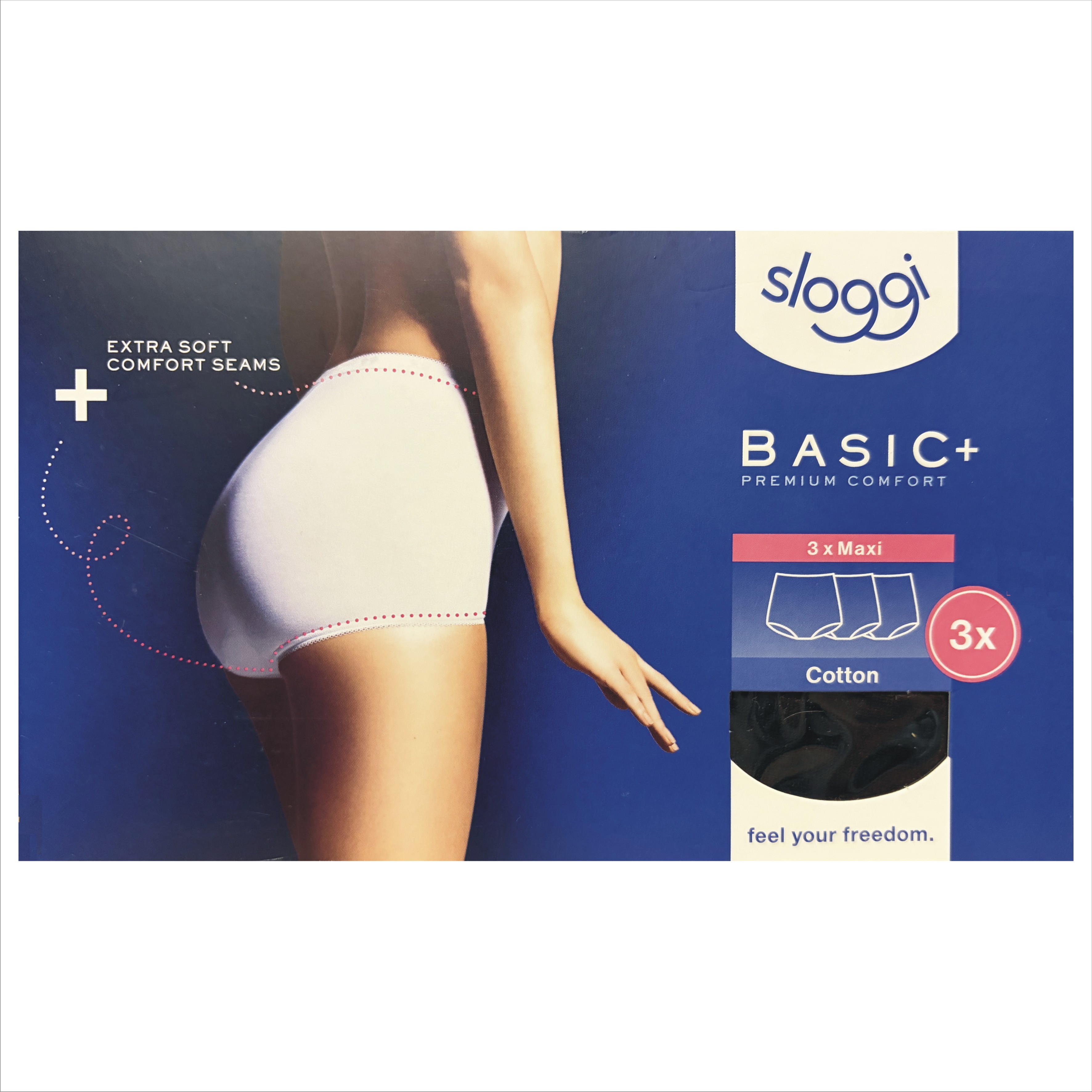 Sloggi Basic+ MAXI Slip im 3er-Pack