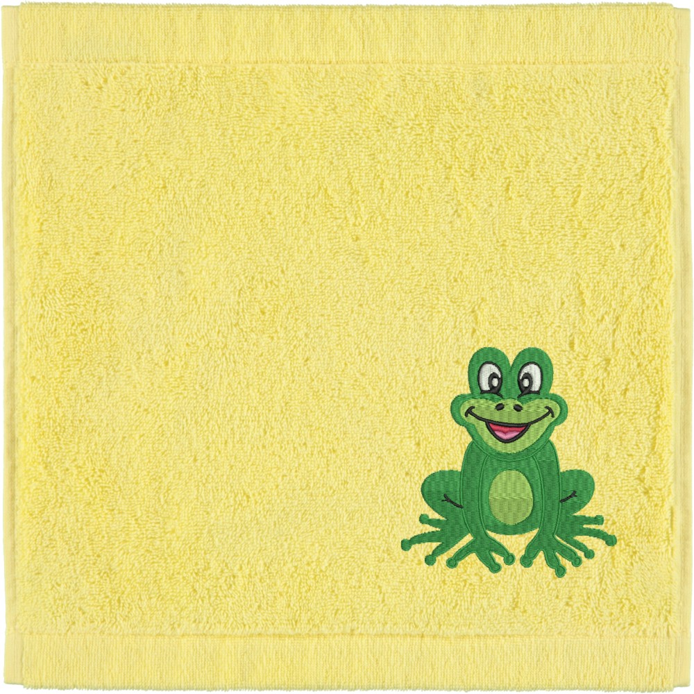 Seiftuch von Cawö bestickt mit Frosch