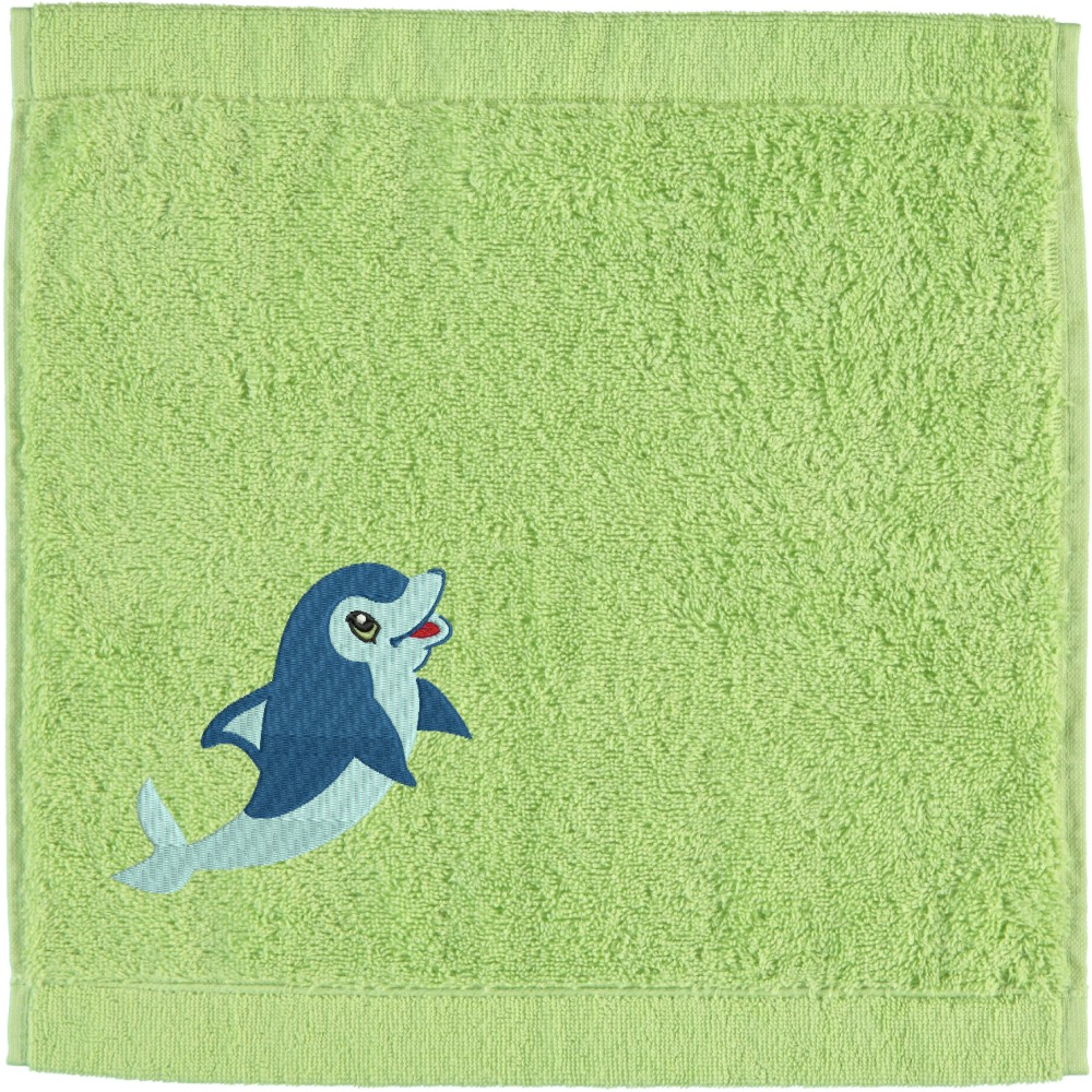 Seiftuch von Cawö bestickt mit Delphin