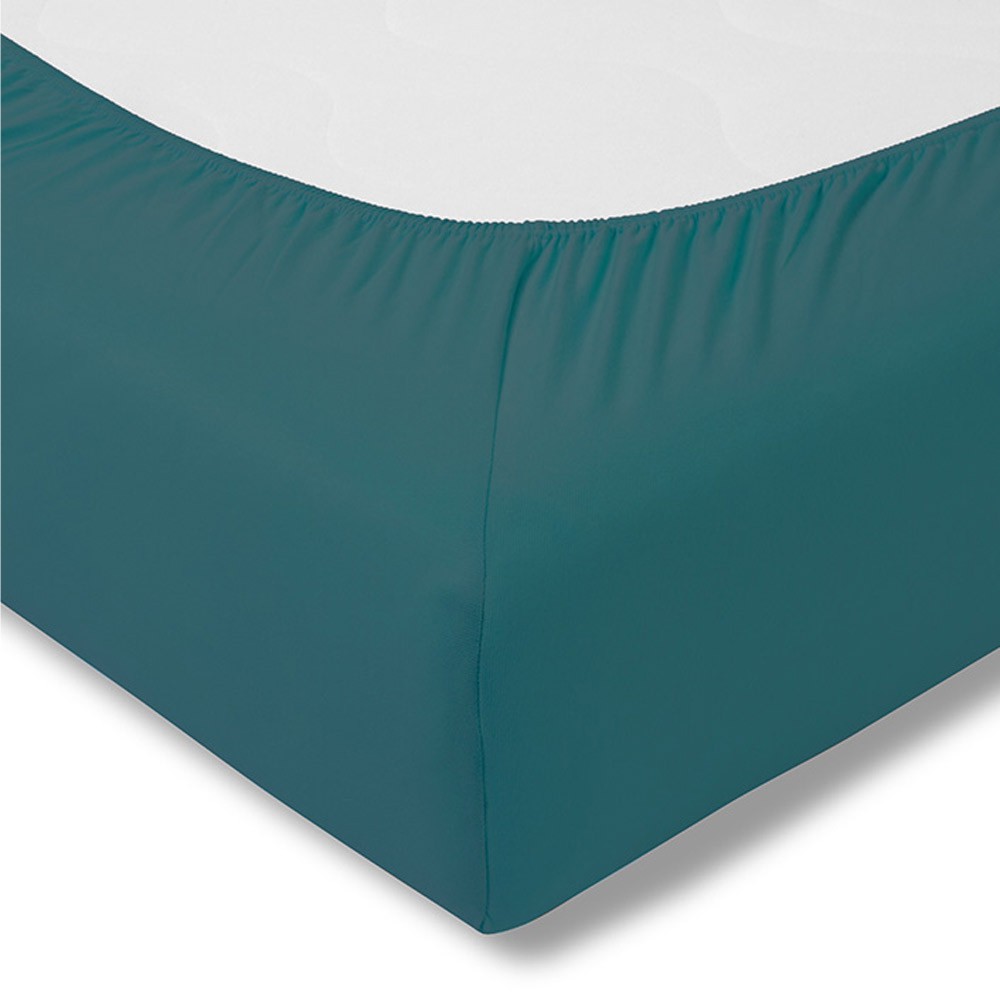 Spannbetttuch Kinder - Feinjersey 050 petrol