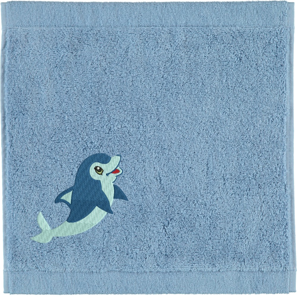 Seiftuch von Cawö bestickt mit Delphin