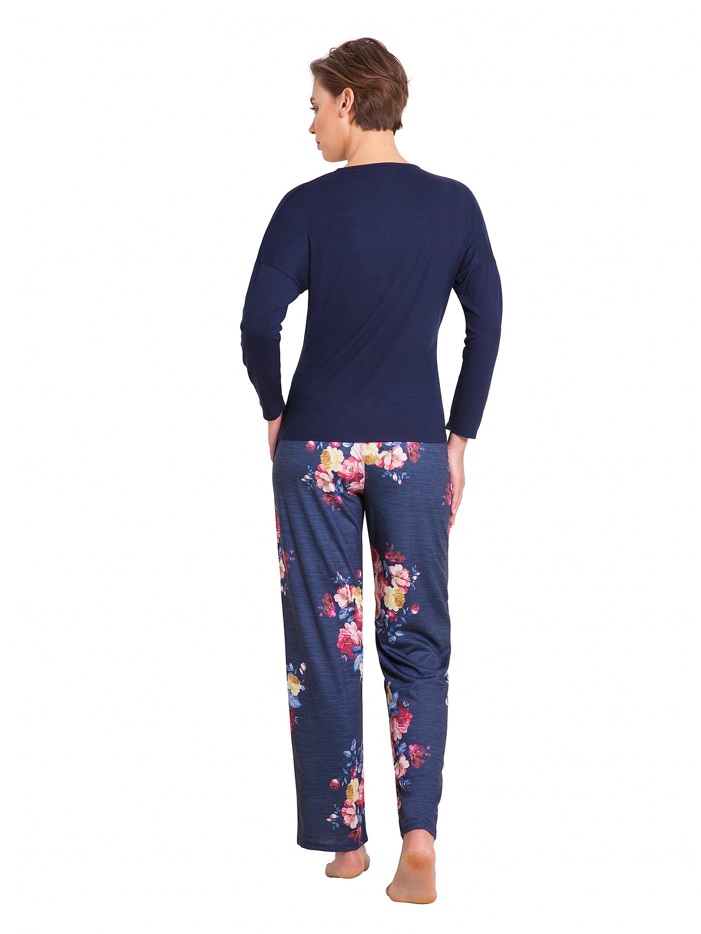 Hajo Damen Pyjama 45174 Rosenblüten