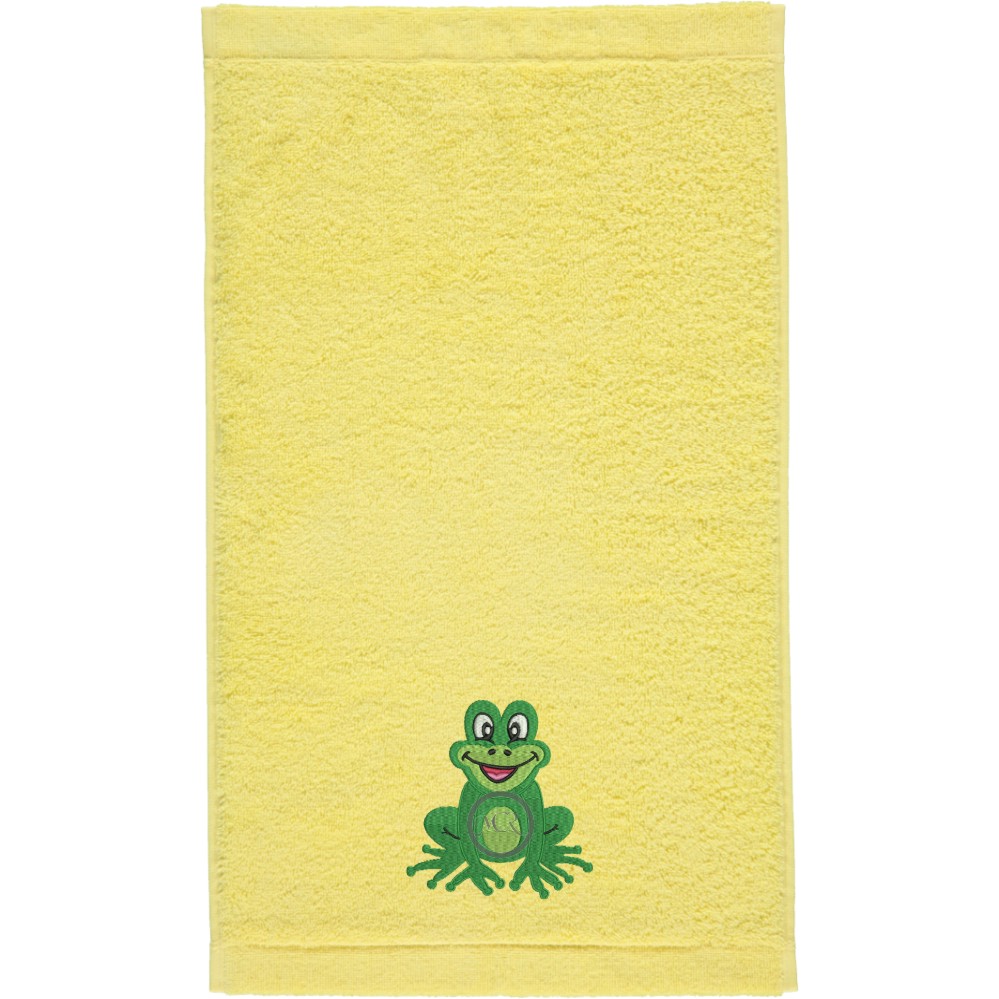 Gästehandtuch von Cawö bestickt mit Frosch