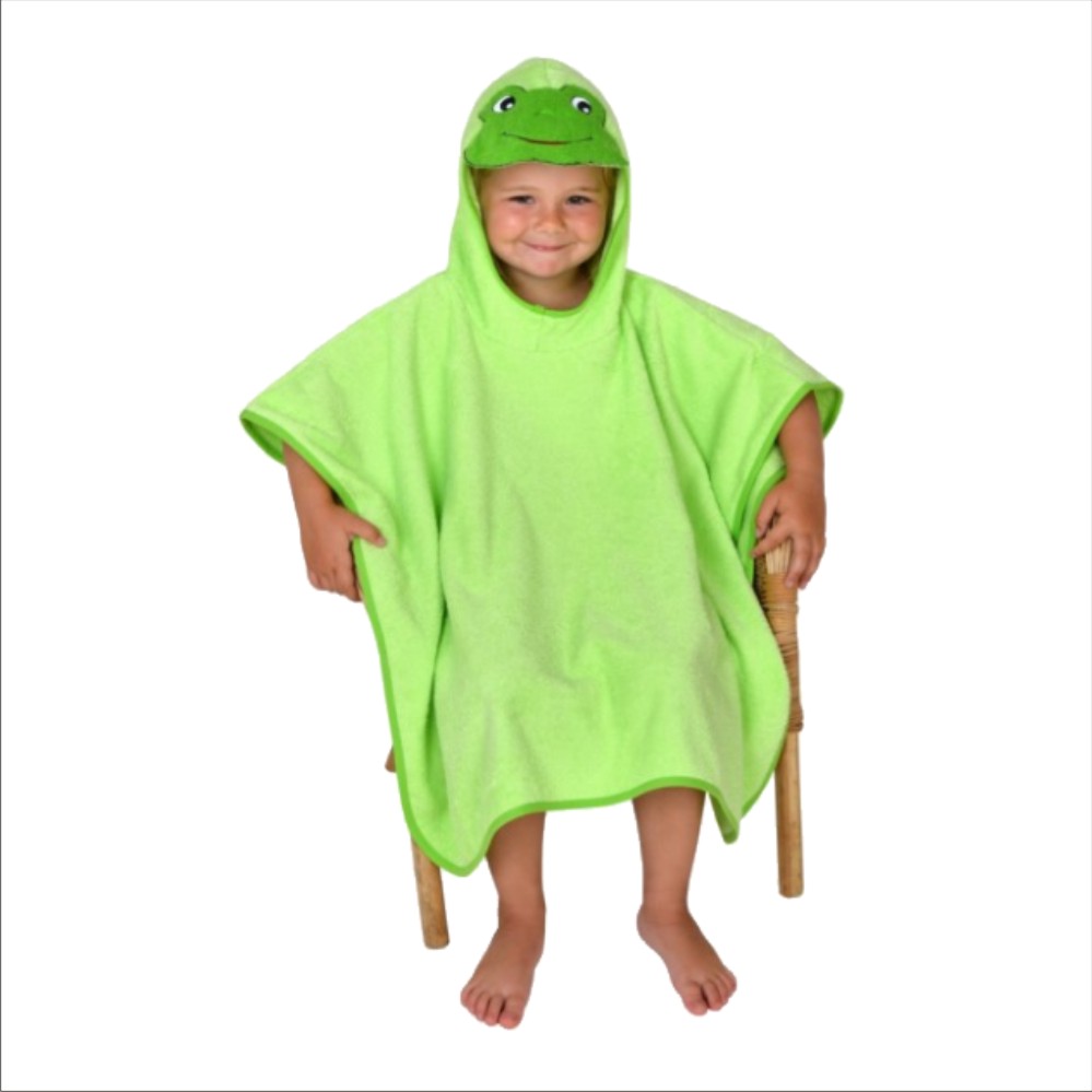 Bade-Poncho Frosch limone