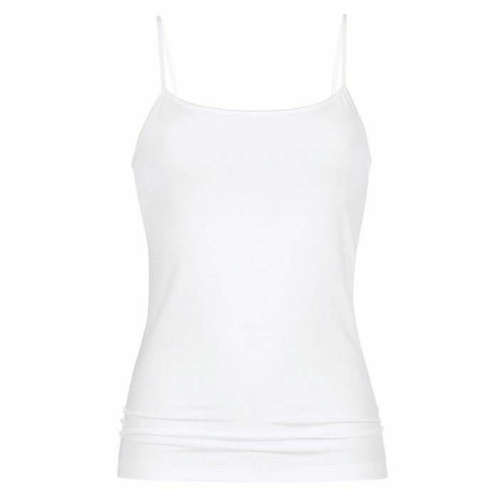 Mey Damen-Top 75813 Spaghettiträger  weiß 