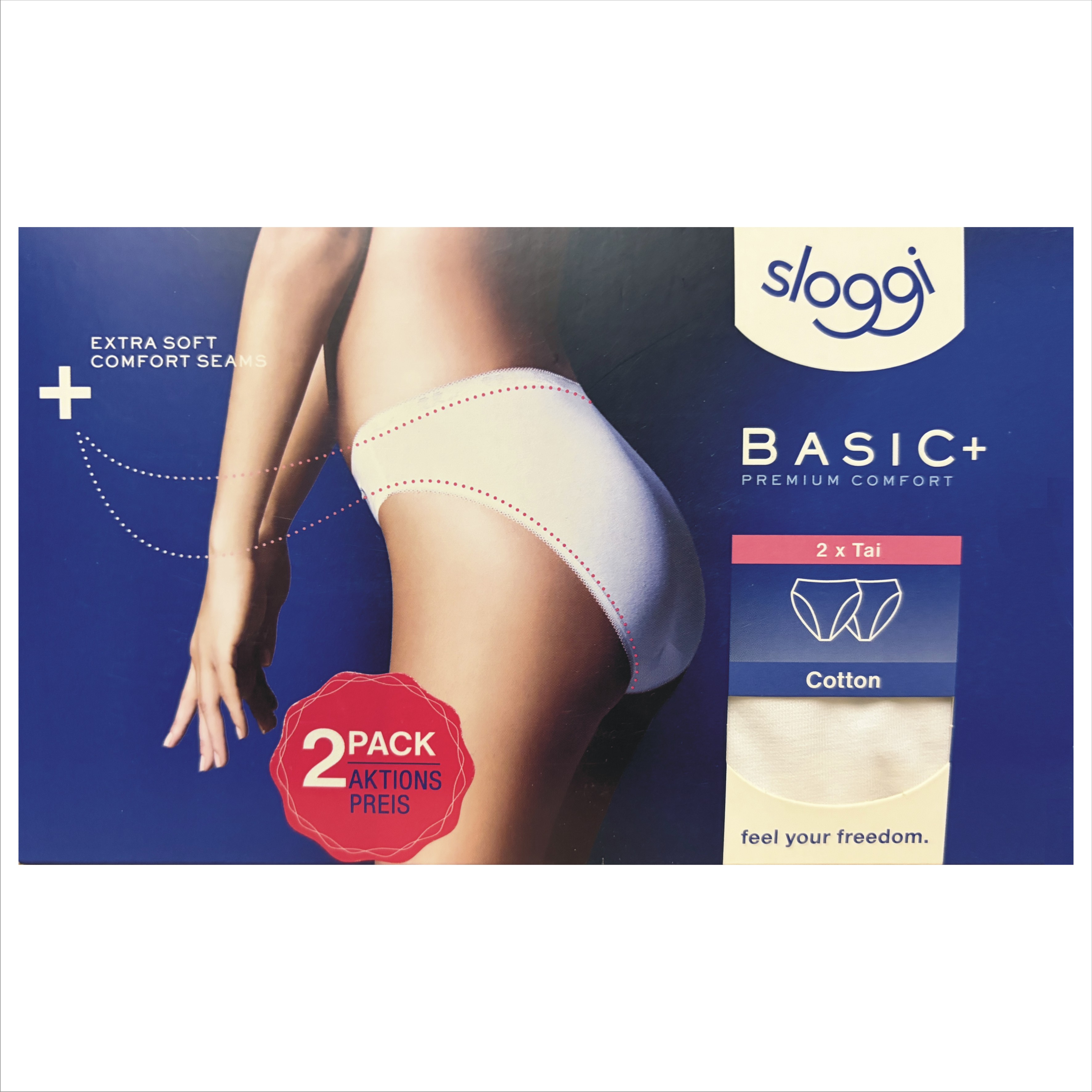 Sloggi Basic+ Tai Slip im 2er-Pack