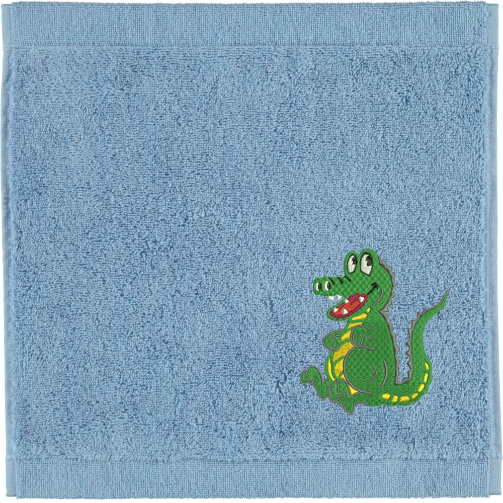 Seiftuch von Cawö bestickt mit Kroko