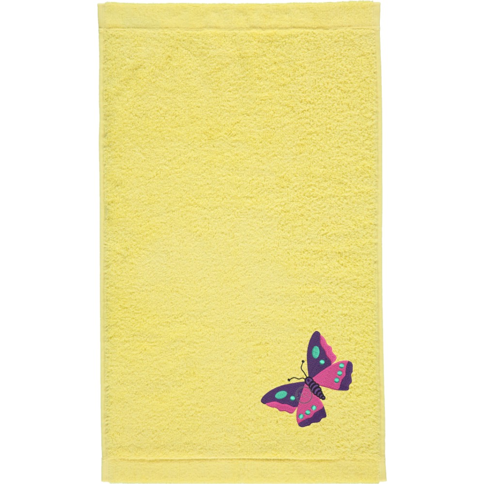 Gästehandtuch von Cawö bestickt mit Schmetterling