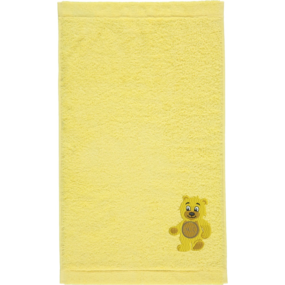 Gästehandtuch von Cawö bestickt mit Teddy