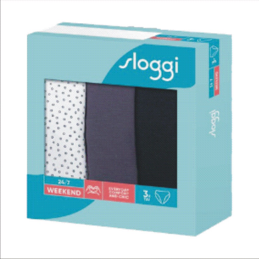 Sloggi Weekend 24/7 Tai Slip im 3er-Pack 