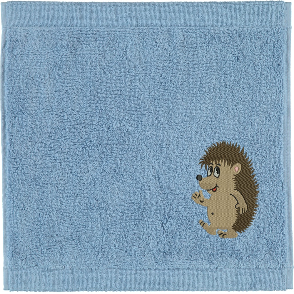 Seiftuch von Cawö bestickt mit Igel