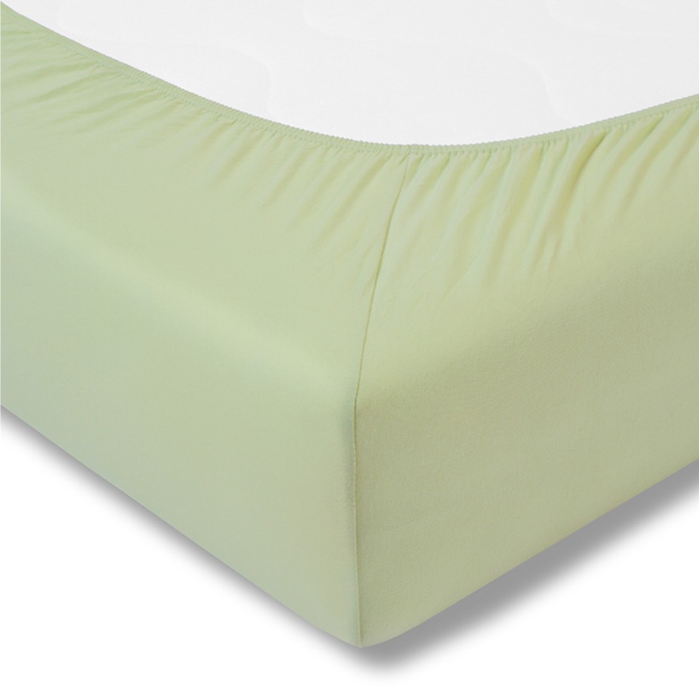 Spannbetttuch Kinder - Feinjersey 555 maigrün
