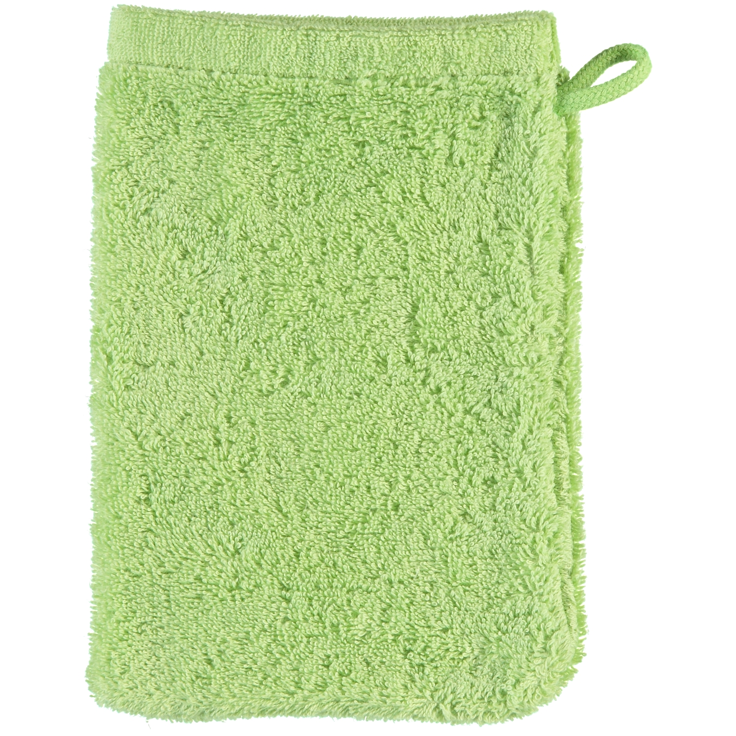 Cawö Life Style uni - Waschhandschuh pistazie