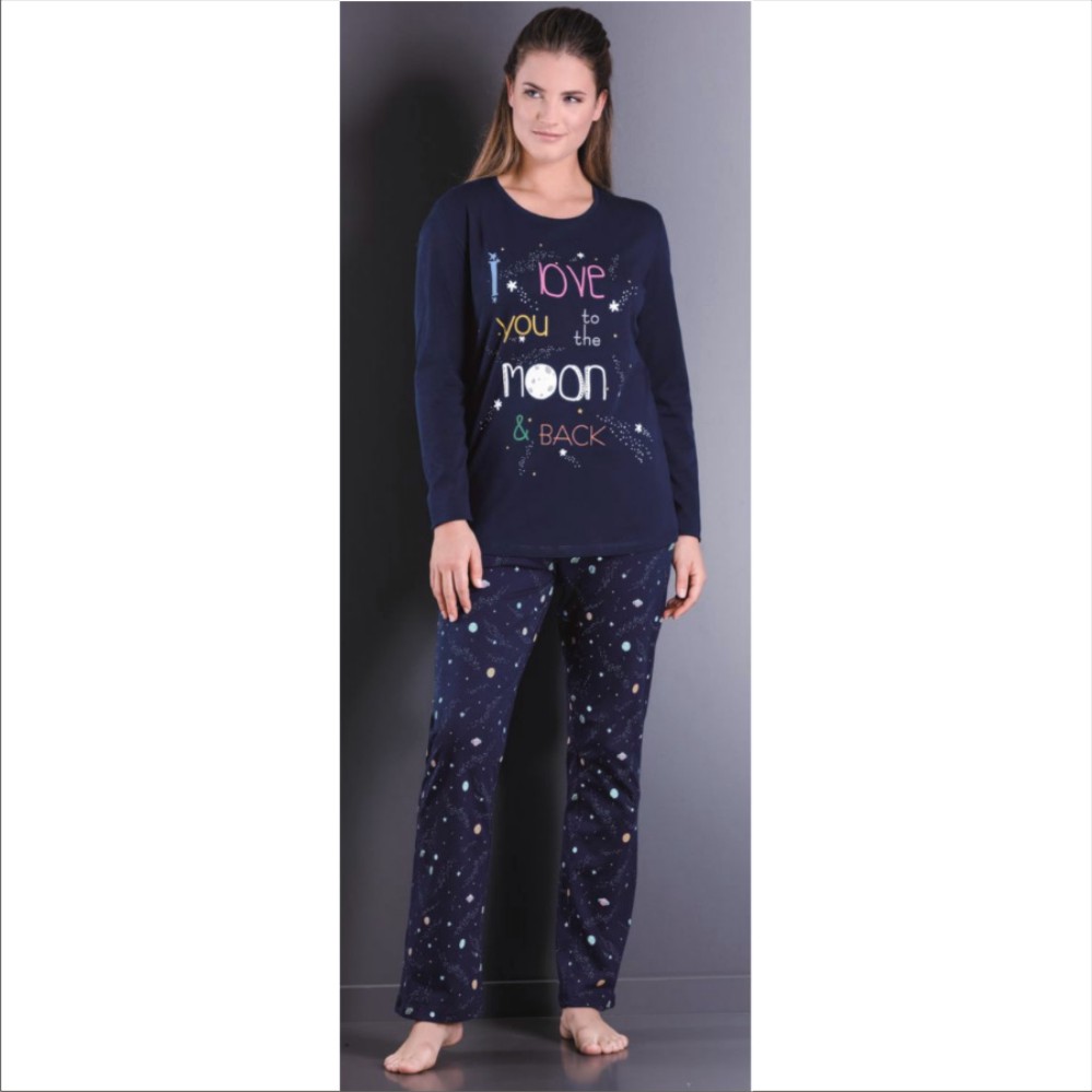 Hajo Damen Pyjama 45180 MOON & BACK